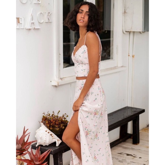 Billabong x Salty Blonde Floral Maxi Skirt - Picture 2 of 13